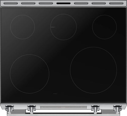BOSCH HEF1050MU Bosch 100 Series Electric Freestanding Range 30"" Stainless Steel