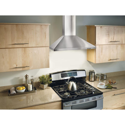 BROAN BW5036SSL Broan 36-inch Convertible European Style Wall-mounted Chimney RA...