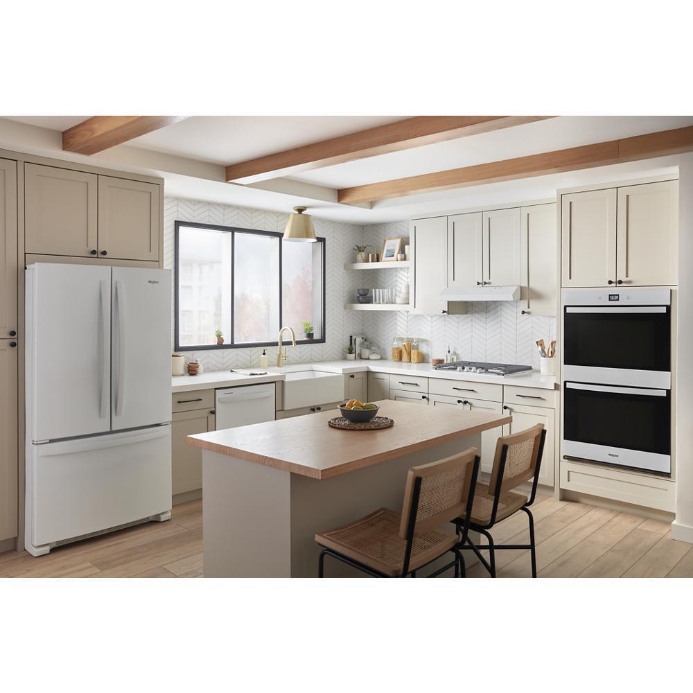 WHIRLPOOL WOED5030LW &#xa;10.0 Total Cu. Ft. Double Wall Oven With Air Fry When Connected