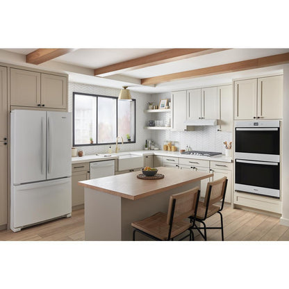 WHIRLPOOL WOED5030LW &#xa;10.0 Total Cu. Ft. Double Wall Oven With Air Fry When Connected