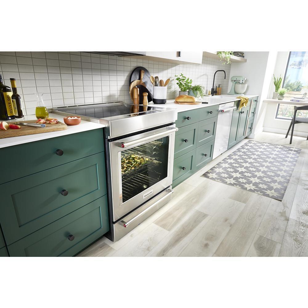 KITCHENAID KSIS730PSS 30-inch 4-element Induction Slide-in Convection Range With Air Fry