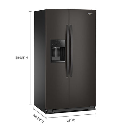 WHIRLPOOL WRSF5536RV Whirlpool Family-proof Quality With A Low Repair Rate.