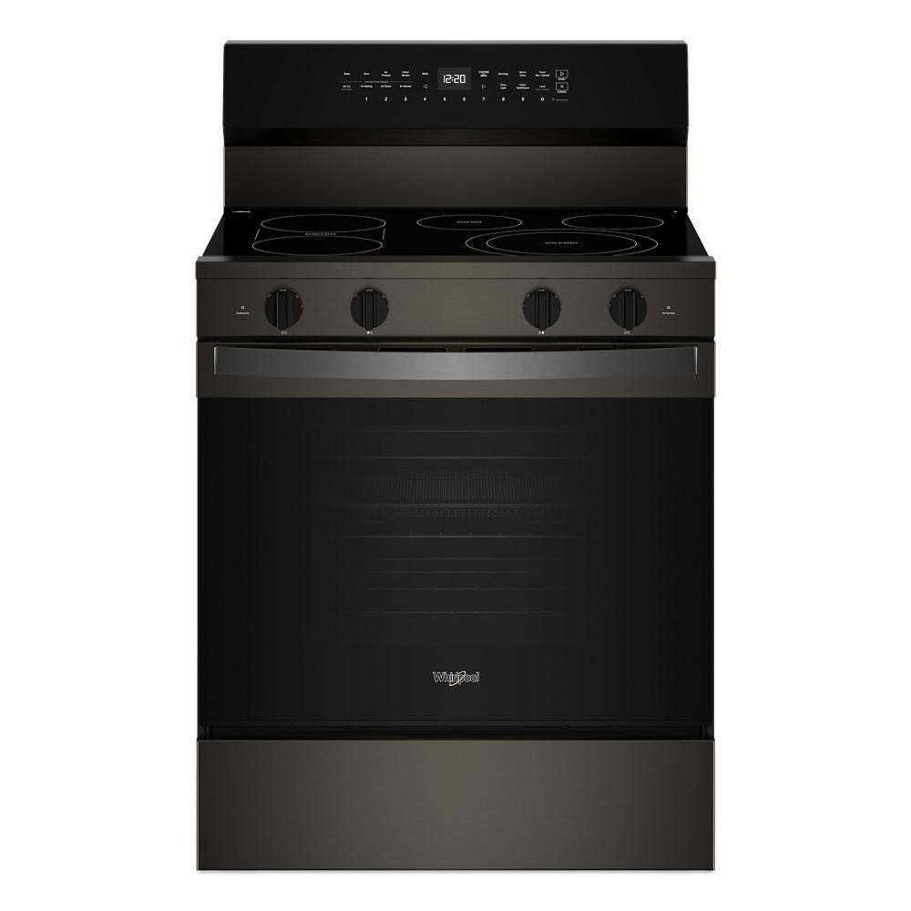 WHIRLPOOL WFES7530RV 30-inch Smart Electric Range With Air Cooking Technology, WIPECLEAN...