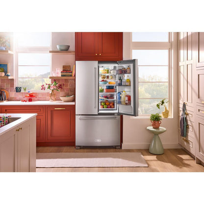 KITCHENAID KRFC136RPS 20 Cu. Ft. 36-inch Width Counter-depth French Door Refrigerator WIT...