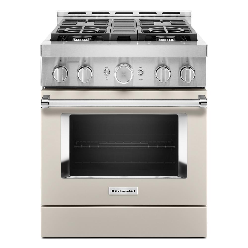 KITCHENAID KFGC500JMH Kitchenaid 30'' Smart Commercial-style Gas Range With 4 Burners ...