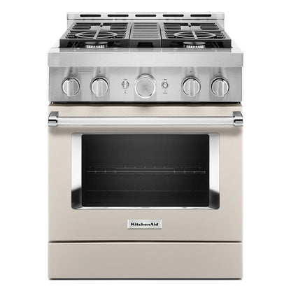 KITCHENAID KFGC500JMH Kitchenaid 30'' Smart Commercial-style Gas Range With 4 Burners ...