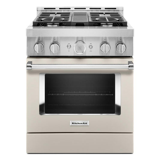 KITCHENAID KFGC500JMH Kitchenaid 30'' Smart Commercial-style Gas Range With 4 Burners ...
