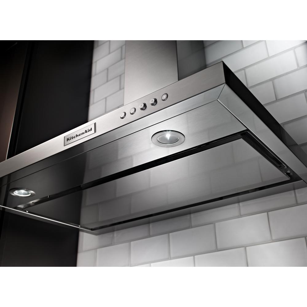 KITCHENAID KVWB406DSS Stainless Steel Kitchenaid 36'' Wall-mount, 3-speed Canopy Hood