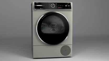 BOSCH WQB245AXUC Bosch 800 Series Heat Pump Dryer Silver Inox Wqb245axuc