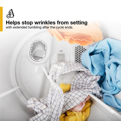 WHIRLPOOL WGD5010LW Whirlpool 7.0 Cu. Ft. Top Load Gas Moisture Sensing Dryer