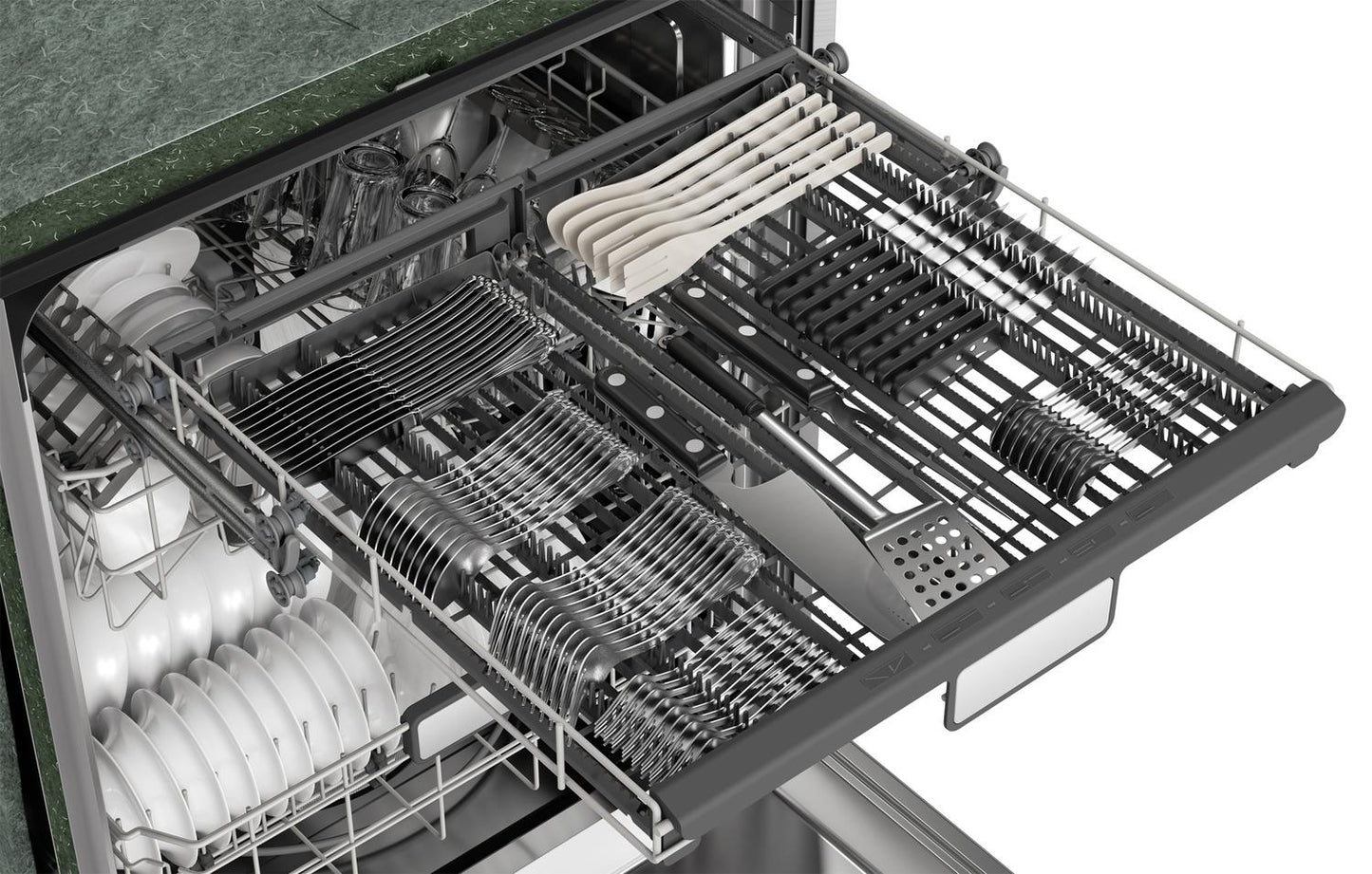 SHARP SDW6726MS Sharp 24 In. Stainless Steel 47db Dishwasher