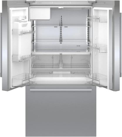 BOSCH B36CD50SNS 500 Series French Door Bottom Mount Refrigerator 36'' Easy Clean ST...