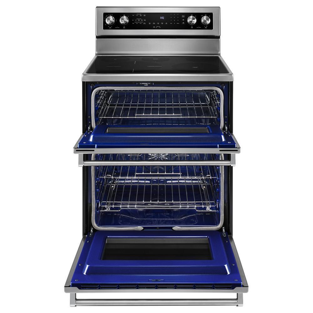 KITCHENAID KFED500ESS Stainless Steel Kitchenaid 30-inch 5 Burner Electric Double OVEN...