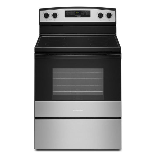 AMANA AER6303MMS 30-inch Amana Electric Range With Extra-large Oven Window