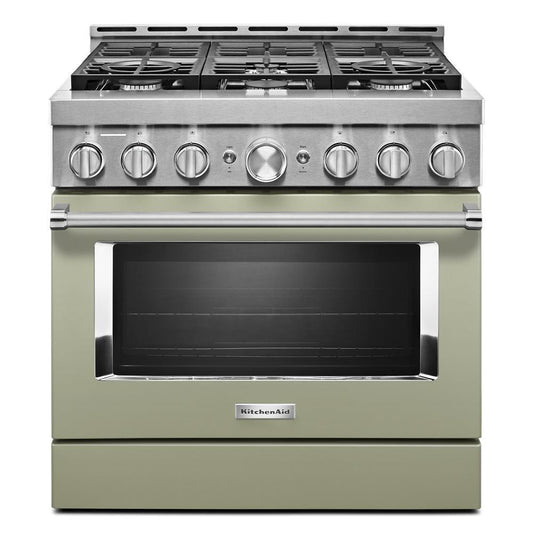 KITCHENAID KFGC506JAV Kitchenaid 36'' Smart Commercial-style Gas Range With 6 Burners ...