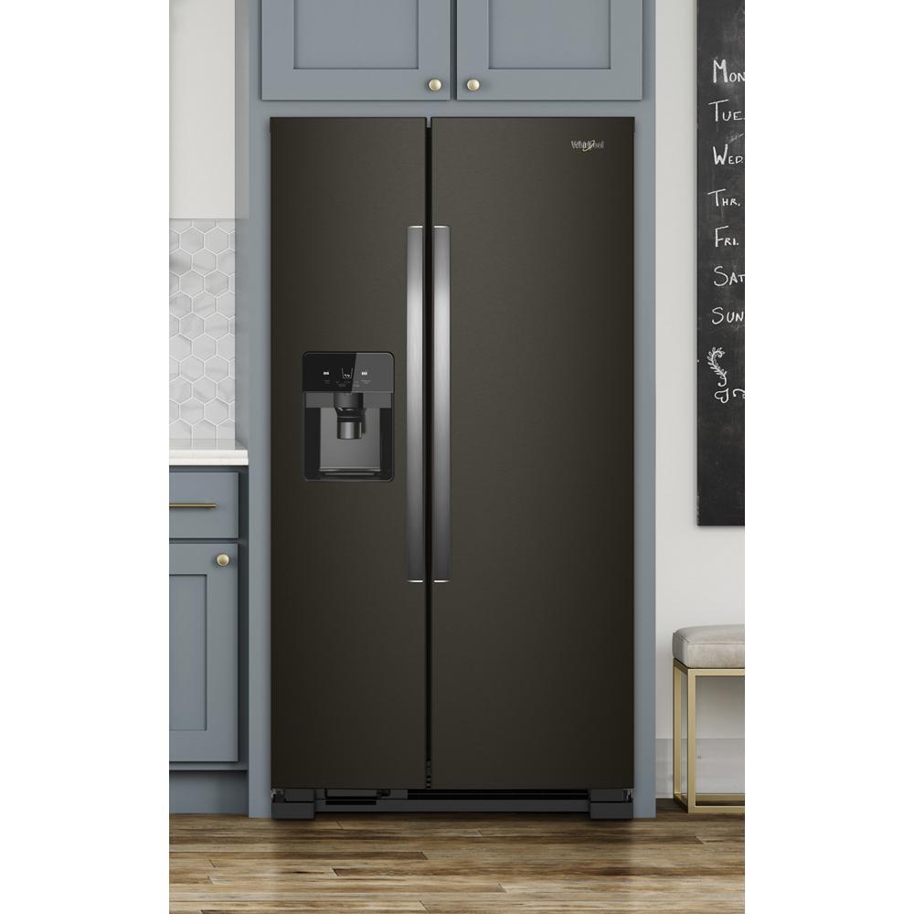 WHIRLPOOL WRS321SDHV Whirlpool 33-inch Wide Side-by-side Refrigerator - 21 Cu. Ft. - ...