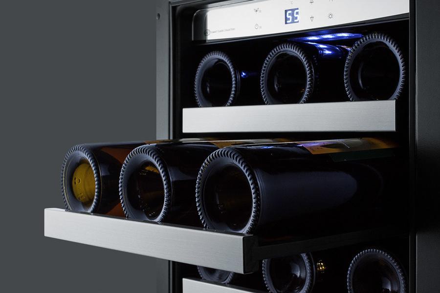 SUMMIT CL151WBV 15"" Wide Built-in Wine and Craft Beer Center With Seamless STAINLES...