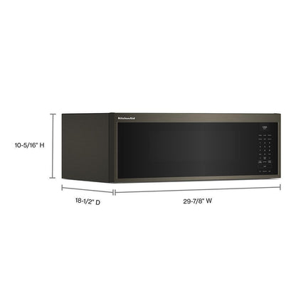 KITCHENAID KMML550RBS Smart Low Profile Microwave Hood Combination With Dual Fan Ventilation