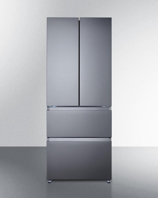SUMMIT FDRD152PL Summit 27.5"" Wide French Door Refrigerator-freezer