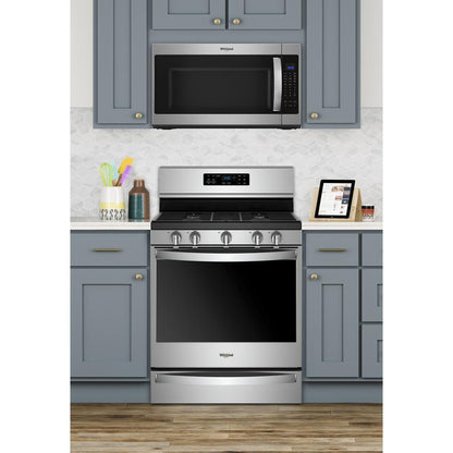 WHIRLPOOL WFG775H0HZ Whirlpool 30-inch,5.8 Cu Ft, Gas Freestanding Range With 5 Burners ...