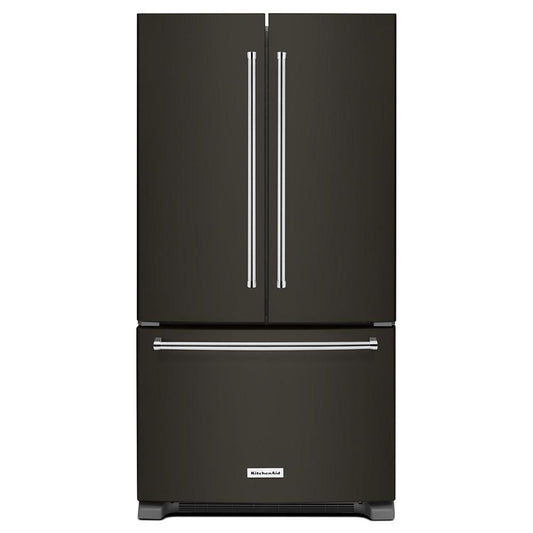 KITCHENAID KRFF305EBS Kitchenaid 25 Cu. Ft. 36-width Standard Depth French Door REFRIG...