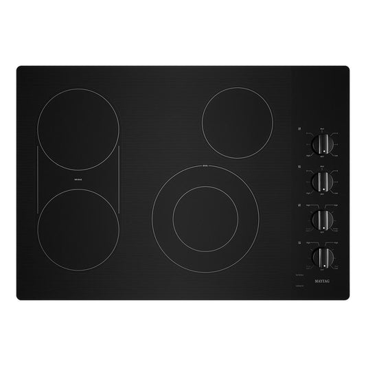 MAYTAG MEC8830HB Maytag 30-inch Electric Cooktop With Reversible Grill and Griddle