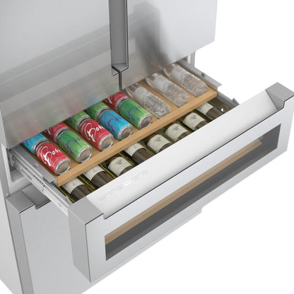 BOSCH B36CL81ENG 800 Series French Door Bottom Mount Refrigerator 36'' Easy Clean ST...