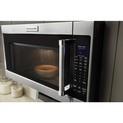 KITCHENAID KMHS120ESS Stainless Steel Kitchenaid 1000-watt Microwave With 7 Sensor FUN...