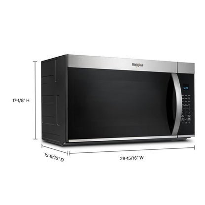 WHIRLPOOL WMMS3330RZ 30 W 1.9 Cu. Ft Over the Range Microwave With Sensor Cooking