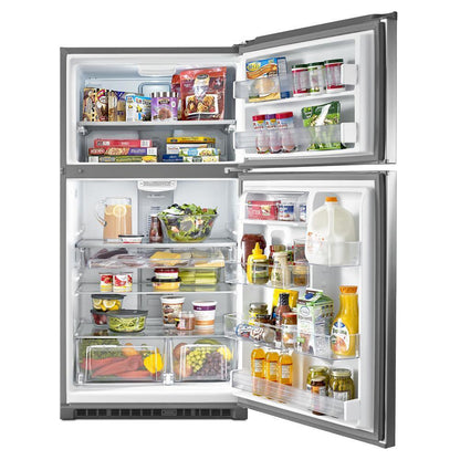 MAYTAG MRT711SMFZ Maytag 33-inch Wide Top Freezer Refrigerator With Evenair CO...