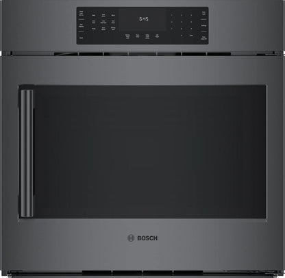 BOSCH HBL8444RUC 800 Series Single Wall Oven 30'' Right Sideopening Door, Black STAI...