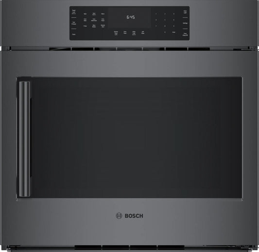 BOSCH HBL8444RUC 800 Series Single Wall Oven 30'' Right Sideopening Door, Black STAI...