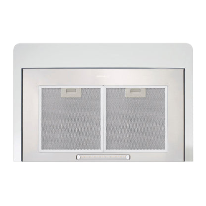 BROAN EW4630SS 30-in. Convertible Wall Mount Curved Glass Chimney Range Hood With ...