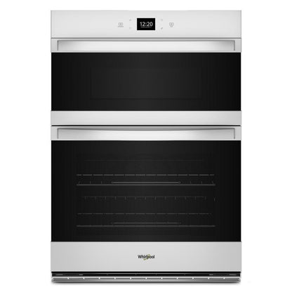WHIRLPOOL WOEC5030LW &#xa;6.4 Total Cu. Ft. Combo Wall Oven With Air Fry When Connected