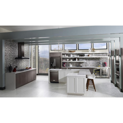 KITCHENAID KRMF706EBS Black-on-stainless Kitchenaid 25.8 Cu. Ft. 36"" Multi-door FREEST...
