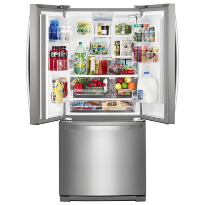 WHIRLPOOL WRF560SMHZ Whirlpool 30-inch Wide French Door Refrigerator - 20 Cu. Ft. - F...