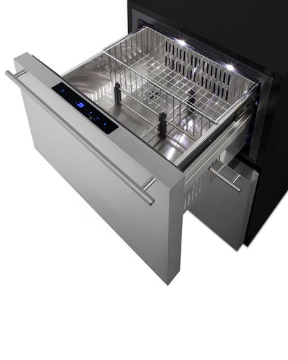 SUMMIT ADFD243PNR Summit 24"" Wide 2-drawer All-freezer (panels Not Included)