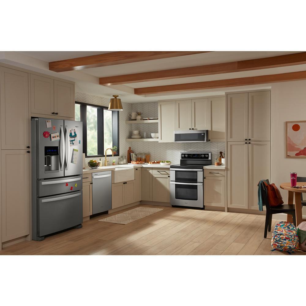 WHIRLPOOL WML55011HS Whirlpool 1.1 Cu. Ft. Low Profile Microwave Hood - BLACK-ON-STAI...