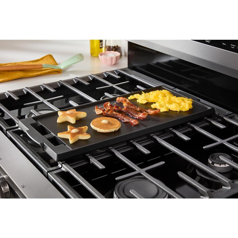 WHIRLPOOL WFGS5030RS 30-inch Gas Range With Air Fry and Air Baking, Self Cleaning, RAPID...