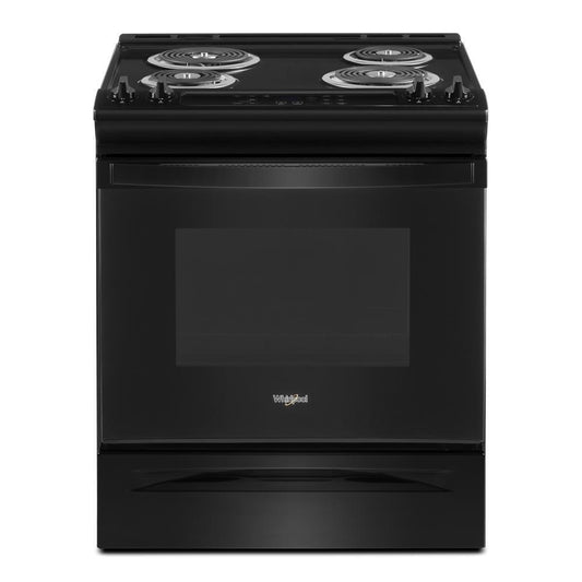 WHIRLPOOL WEC310S0LB 4.8 Cu. Ft. Whirlpool Electric Range With Frozen Bake TECHNO...