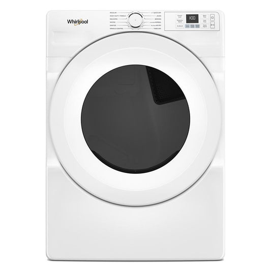 WHIRLPOOL WGD4720RW 7.4 Cu. Ft. Smart Front Load Energy Star Gas Dryer With Quick DR...
