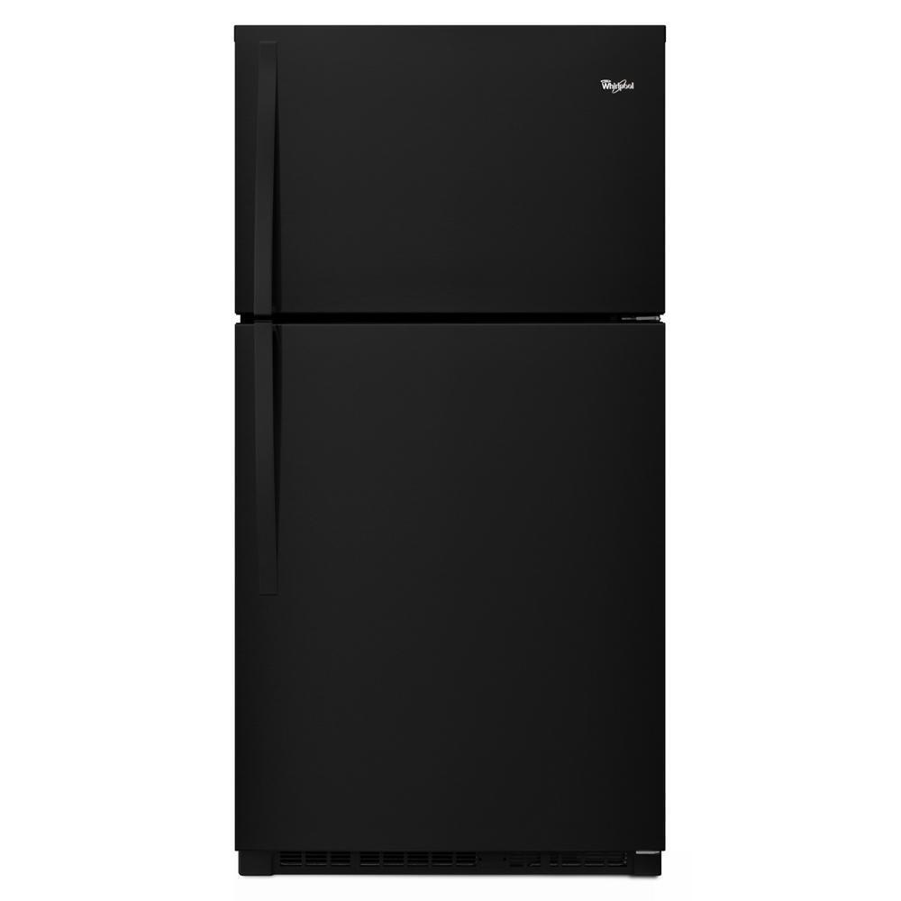 WHIRLPOOL WRT541SZDB Black Whirlpool 33"" Wide Top-freezer Refrigerator With Optional ...