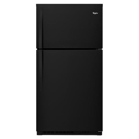 WHIRLPOOL WRT541SZDB Black Whirlpool 33"" Wide Top-freezer Refrigerator With Optional ...