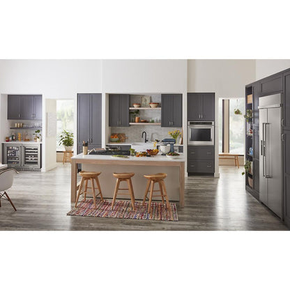 KITCHENAID KUWL314KSS 24"" Undercounter Wine Cellar With Glass Door and Metal-front Racks ...