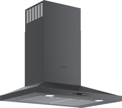 BOSCH HCP80641UC 800 Series 30"" Pyramid Canopy Chimney Hood, 600 Cfm Hcp80641uc BLAC...