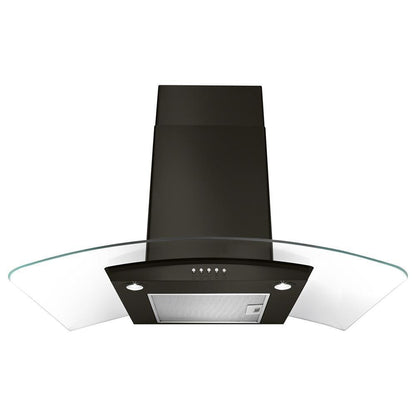 WHIRLPOOL WVW51UC6HV Whirlpool 36"" Concave Glass Wall Mount Range Hood
