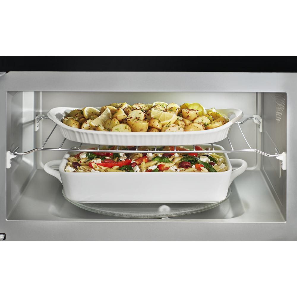 KITCHENAID KMHS120ESS Stainless Steel Kitchenaid 1000-watt Microwave With 7 Sensor FUN...