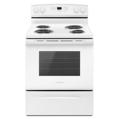 AMANA ACR4503SFW 30-inch Amana Electric Range With Self-clean Option - White