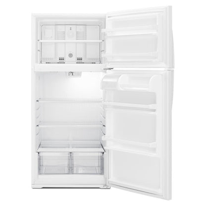 WHIRLPOOL WRT134TFDW White Whirlpool 28"" Wide Top-freezer Refrigerator With Freezer T...