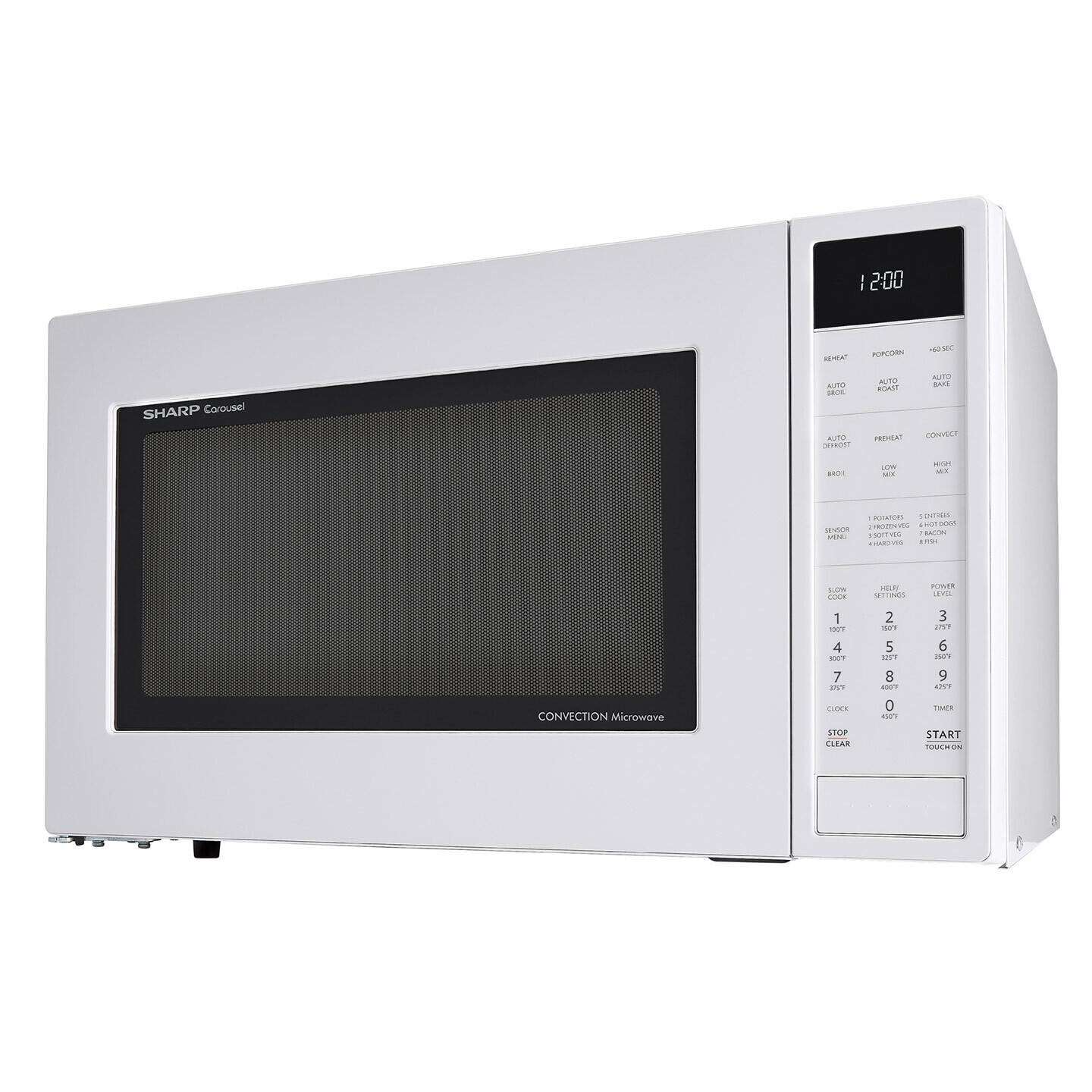 SHARP SMC1585BW Sharp Carousel Countertop Convection + Microwave Oven 1.5 Cu. Ft. 9...